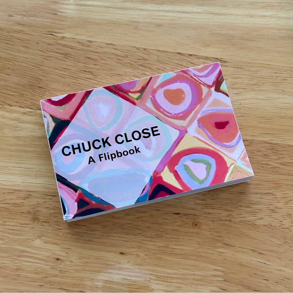 Chuck Close Self-Portrait Flipbook